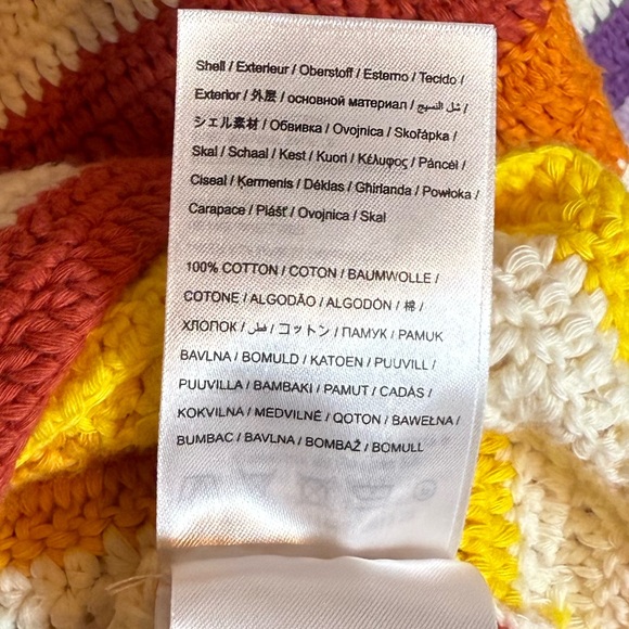 FARM Rio Multicolor Striped V-Neck Sweater - Picture 3 of 5